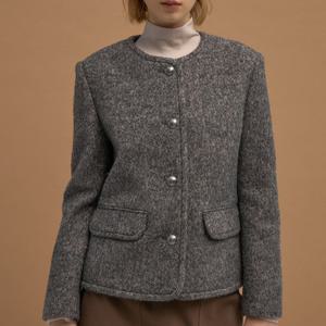 [르샵]노카라 금속단추 울자켓  (L1G41WJK010)BP