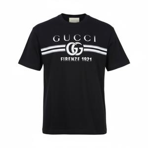 구찌 25FW GG 프린트 저지 코튼 반팔티  785345 XJGKJ 1070