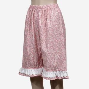 여성 60수 레이스 파자마 바지 5부