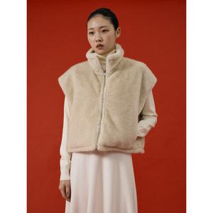 [코인코즈]집업 인조 퍼 베스트_CD5WV509