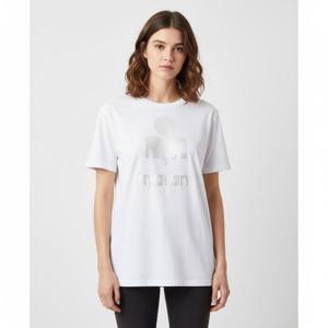 이자벨마랑5S TS0001FB A1N10E 20WH 즈웰 로고 린넨 반팔 티셔츠 화이트