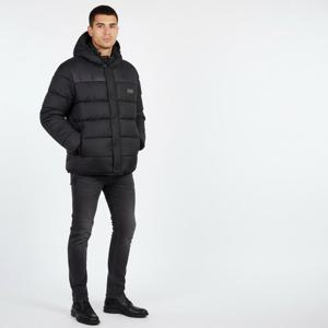 바버    로고 패치 패딩 자켓 MQU1444 BK11