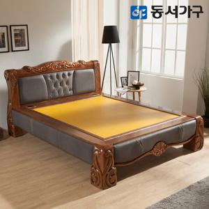 동서가구 명가흙 고급 미송원목 명품 황토 퀸 흙침대 DF635858