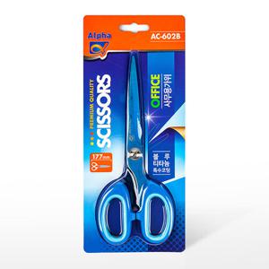 [알파] 티타늄가위 블루 B-602(17.7cm)