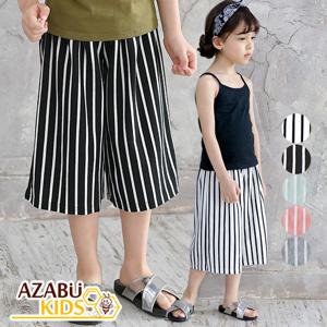[아자브키즈] 줄무늬 와이드 밴딩 팬츠 아동 바지