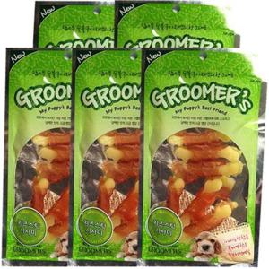 [엔터펫]그루머스 치즈스틱사사미70g x 5개세트