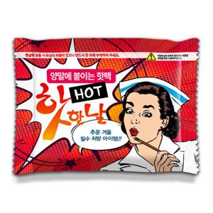 핫한날 양말에 붙이는 발핫팩 100매