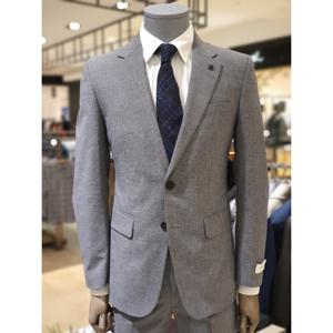 본(BON) BN9MJA556 19S/S텍스쳐 패턴 그레이 슬림 스트레치 수트