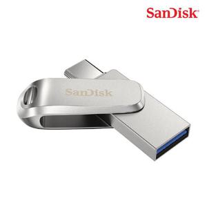 샌디스크 USB메모리 C타입 듀얼 유에스비 256GB 256기가 대용량 USB3.0지원 OTG 아이폰 호환 외장메모리 SDDDC4 실버