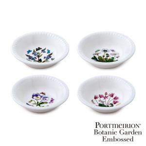 [포트메리온]보타닉가든 엠보스드 로우볼 14cm 4p(BK)