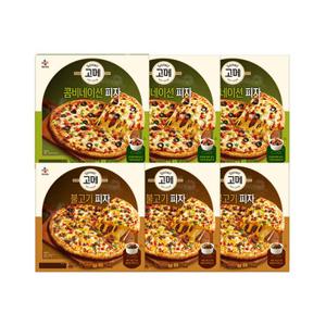 고메 클래식 콤비네이션 피자 405g x3+불고기 피자 x3