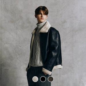 [지오다노/본사] 074916 에코레더 무스탕