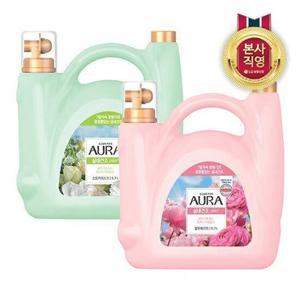 아우라 실내건조 용기 5.7L 대용량 섬유유연제(2종 택1)