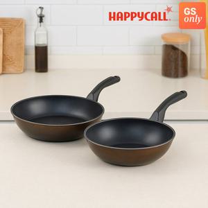 [GS단독]해피콜 골든 구르메 다이아몬드 인덕션 후라이팬 궁중팬 2종세트(F28+W26)