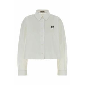[MIU MIU] 라프리마 여성 셔츠 MK1659SOOO10RG F0009 화이트 /2