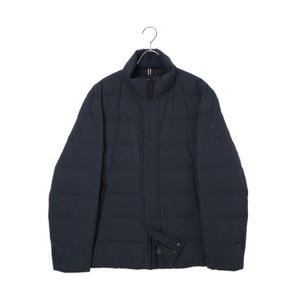 헤지스 남성 25FW 네이비 단색 구스다운 패딩점퍼 HZJU5D403N3