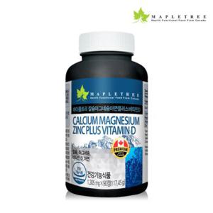 [메이플트리] 칼슘 마그네슘 아연 비타민D 3개월분