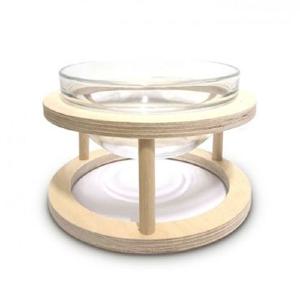 힐링타임 NH-3215 키티요요 원목 수반 중형 강아지밥그릇 고양이밥그릇 강아지사료 고양이사료 강아지간식 강아지식기 고양이물그릇