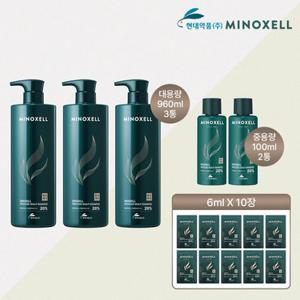 [GS단독] 마이녹셀 최신상 프레스티지 탈모샴푸 대용량 960ml 트리플세트(960ml*3ea+100ml*2ea+6ml*10ea)