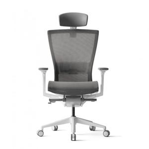 [에보니아] 클라라 통풍체어 130 화이트바디