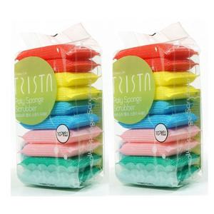 Pack_별표 폴리 스폰지 수세미 10매 2개