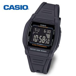 [정품] CASIO 카시오 10년전지 남녀공용 전자 군인시계 W-201-1B