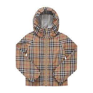 버버리 8061736 A7028 빈티지 체크 여아 아동 자켓