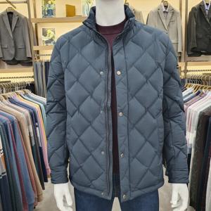 [크로커다일남성]가을겨울 신상 아가일 구스다운점퍼CDAA9MJ9822