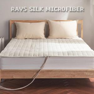 가볍고 부드러운 레이즈 실크극세사 온수매트커버 논슬립 퀸