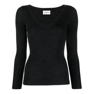 파로쉬 긴팔 티셔츠 D511583LEILA23 GRIGIO MELANGE CHAIR