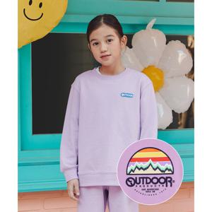 [본사][아웃도어프로덕츠키즈]서클 마운틴 그래픽 맨투맨 (퍼플) OD231IMM01_LPU