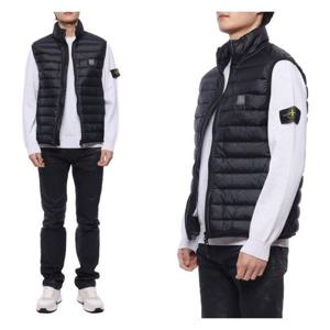 [스톤아일랜드]남성 룸 우븐 챔버스 패딩 조끼 (8015G0524 V0020