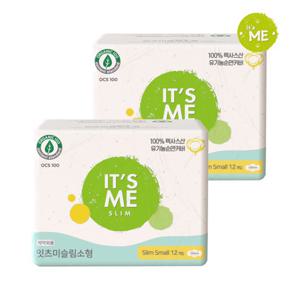 [잇츠미]잇츠미 뉴슬림 순면 생리대 소형 12p x2팩(총 24p)