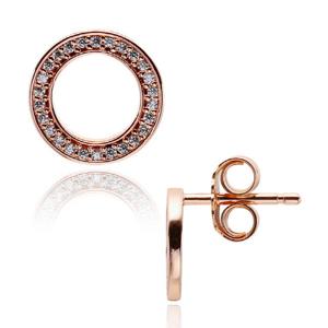 판도라 귀걸이 280585CZ 포에버 로즈 귀걸이