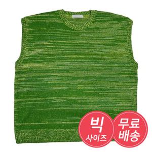 [리빌모아]남자 빅사이즈 베스트 팝콘 니트 조끼 AC1-VES-Q016-