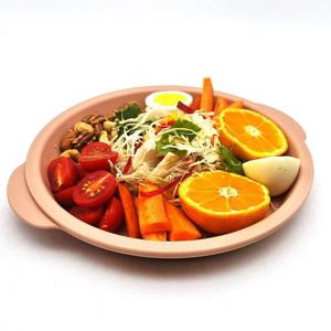 다올 전자렌지용기 받침대 핑크 트레이 플레이트 접시