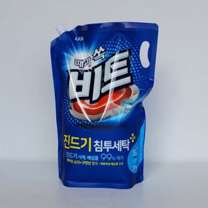 라이온 액체비트 2.7L 리필형 파우치 (일반/드럼겸용)
