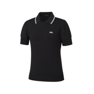 [와이드앵글] 여성 CO 간절기 반팔 폴로 풀오버 L_WWU24K51Z1