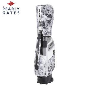 [파리게이츠] 파리게이츠 여성 로고 기하학 패턴 휠 트롤리 캐디백 521D3CB202_GY