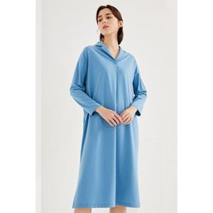 [유닛]코튼 혼방 테일러드 카라 원피스 [UFH1-DOP172N]