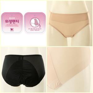 [와코루] 기본 햄라인 위생팬티 (WPT3900-SK BK)