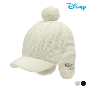 [디즈니골프]여성 퍼 니트 모자 DL4LAC030