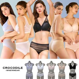 [크로커다일] 프론트훅 에어리 컬렉션 브라팬티 2종세트 택1