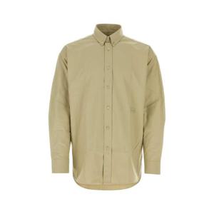 버버리 남성 베이지 Oxford 카무플라주 긴팔 셔츠 8082303 B7311