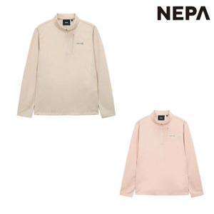 [네파]7K65401 여성 가을 간절기 등산 캠핑 기본 베이직 긴팔 집업 티셔츠