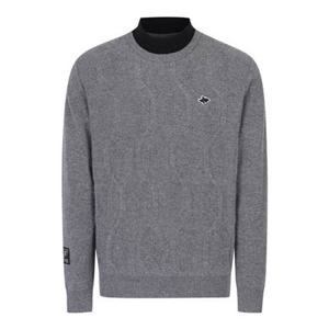 [파리게이츠] (511D4SR623)남성 바니 체인 패턴 레이어드넥 니트