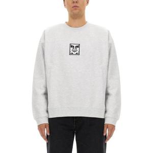 오베이 남성 그레이 스웨트셔츠 112480139_ASHGREY