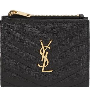 [국내배송]생로랑 캐비어 모노그램 반지갑 575879 BOW01 1000 매니아온