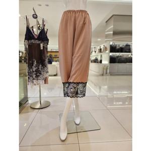 [와코루] 폴리사틴 튤모티프 심플라인 하프슬립 (WHS3050L-SK)