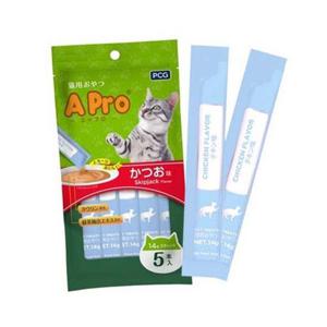 고양이간식 A-Pro 츄르 5p 6팩 1타 가다랑어